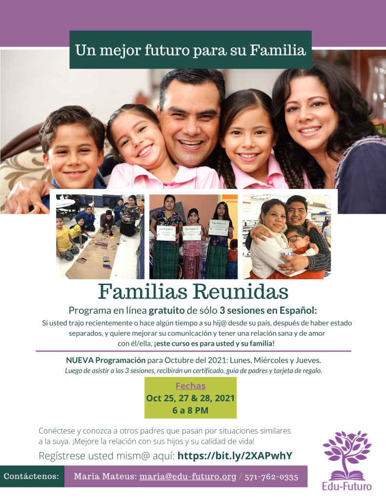 Families Reunite 4 Virtual - Oct Families Reunite 4 Virtual - Oct