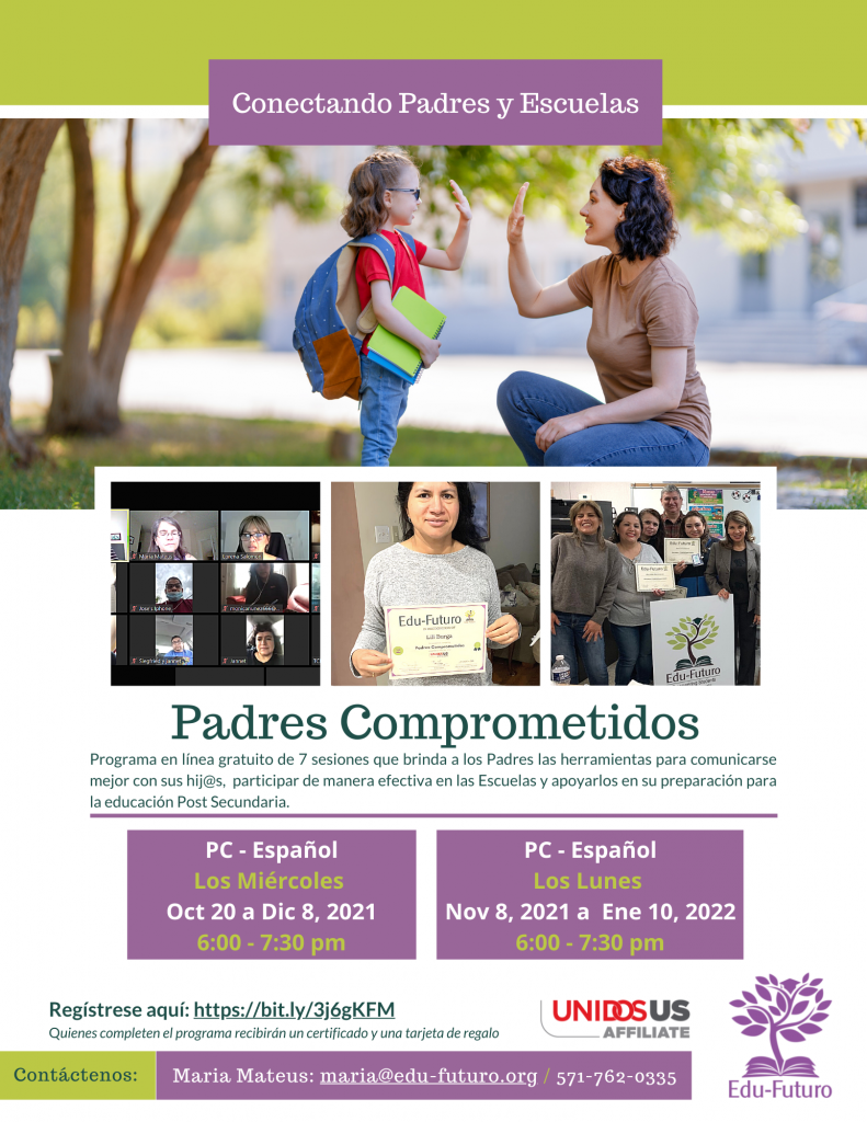 Padres Comprometidos 2 & 3 - Oct.-Dec. 2021 Padres Comprometidos 2 & 3 - Oct.-Dec. 2021