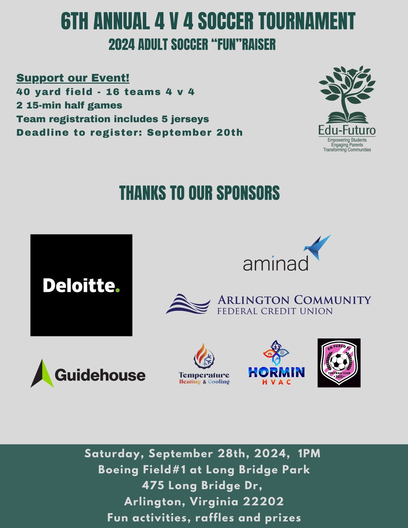 Soccer Tournament Flyers with Sponsors (3)